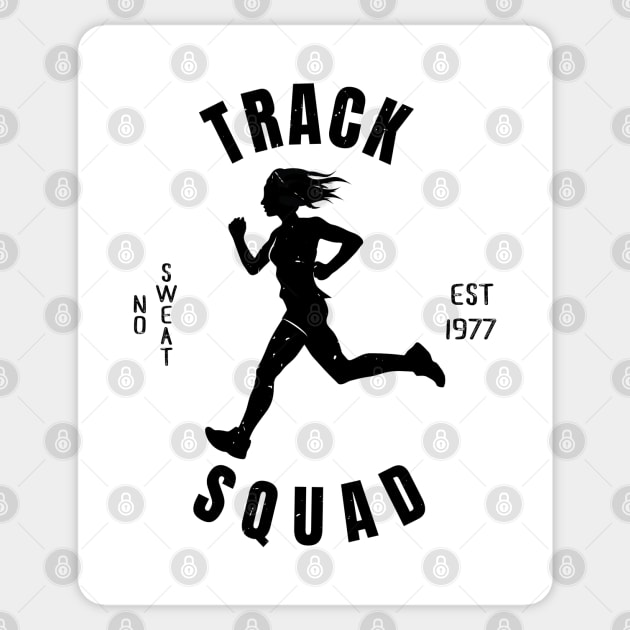 Womens Athletics Track Squad Girl Athlete Gift Sticker by atomguy